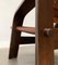 Mid-Century Brutalist Wood and Leather Safari Armchair, 1960s 10