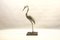 Hollywood Regency Brass Crane Sculpture, 1960s, Image 14