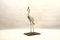 Hollywood Regency Brass Crane Sculpture, 1960s, Image 15