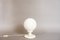 Lámpara de mesa Regency vintage en blanco, años 70, Imagen 2