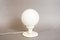 Lámpara de mesa Regency vintage en blanco, años 70, Imagen 1