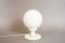 Lampe de Bureau Bubble Regency Vintage Blanche, 1970s 1