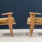Armchairs attributed to Guillerme et Chambron from Votre Maison, 1950s, Set of 2 11
