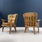 Armchairs attributed to Guillerme et Chambron from Votre Maison, 1950s, Set of 2 3