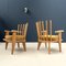 Armchairs attributed to Guillerme et Chambron from Votre Maison, 1950s, Set of 2 1