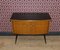 Small Vintage Chest of Drawers in Black and Brown, 1950s, Image 11