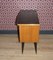 Small Vintage Chest of Drawers in Black and Brown, 1950s, Image 5