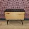 Small Vintage Chest of Drawers in Black and Brown, 1950s, Image 7