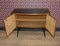 Small Vintage Chest of Drawers in Black and Brown, 1950s, Image 10