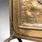 Antique Victorian French Decorative Fire Screen in Brass, 1890s 11