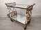 Gold Mirror Bar Cart, 1940s 14