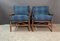 Sessel aus Rattan & Midollino, 1950er, 2er Set 1