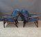 Set of Rattan and Midollino Armchairs, 1950s, Image 6