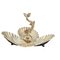 Centerpiece with 3 Shell-Shaped Trays and Spanish Silver Fish Sculpture 3