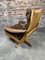 Scandinavian Lounge Chairs in Ash and Leather by Söda Galvano, 1960, Set of 3, Image 7