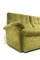 Vintage Element Sofa aus Grünem Samt, 1960er, 3er Set 3