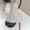 Vintage Lily Pad Tischlampe aus Metall mit 2 weißen Lily Lampenschirmen, Belgien, 1990 5