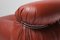 Vintage Soriana Set in Red Leather by Afra and Tobia Scarpa for Cassina Italy, Set of 2, Image 19