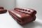Vintage Soriana Set in Red Leather by Afra and Tobia Scarpa for Cassina Italy, Set of 2 27