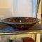 Mid-Century Italian Modern Round Fake Tortoiseshell Acrylic Glass and Brass Bowl from Guzzini, 1970s, Image 4