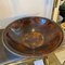 Mid-Century Italian Modern Round Fake Tortoiseshell Acrylic Glass and Brass Bowl from Guzzini, 1970s 5