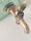 French Decorative Bottle with Brass Faucet, 1930s 2