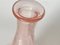 Botellas decorativas vintage de vidrio rosa, Francia, 1940. Juego de 2, Imagen 4