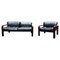 Sofa and Armchair attributed to Gae Aulenti for Knoll, Italy, 1975, Set of 2 1