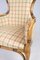 Armchairs in Checkered Fabric & Wood, 1920s, Set of 2 4