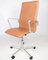 Model 3293C Oxford Classic Office Chair in Cognac Leather by Arne Jacobsen, 2010s 2