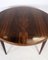 Danish Round Rosewood Dining Table from Omann Jun, 1960s, Image 6