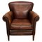 Vintage Dutch Cognac Leather Club Chair 1