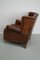 Vintage Dutch Cognac Leather Wingback Club Chair 11