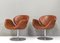 Tulip Swivel Armchairs F594 in New Leather by Pierre Paulin for Artifort, 1960s, Set of 2 4