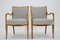 Vintage Danish Armchairs in Birch by Frits Henningsen, 1950s, Set of 2 6