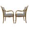 Vintage Danish Armchairs in Birch by Frits Henningsen, 1950s, Set of 2 1