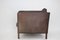 Vintage Danish Three-Seater Sofa in Brown Leather, 1970s, Image 10