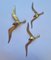 Brass Wall Decor Sculptures of Seagulls, Austria, 1963, Set of 3, Image 7