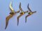 Brass Wall Decor Sculptures of Seagulls, Austria, 1963, Set of 3, Image 11