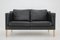 Danish Two-Seater Sofa in Leather, 1970s, Image 2