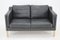 Danish Two-Seater Sofa in Leather, 1970s 3