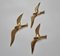 Brass Wall Decor Sculptures of Seagulls, Austria, 1963, Set of 3, Image 8