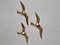 Brass Wall Decor Sculptures of Seagulls, Austria, 1963, Set of 3, Image 6