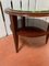 Art Deco Mahogany Pedestal Table with Mirrored Top 3