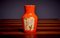 Vaso in ceramica arancione di Guido Gambone, Italia, anni '50, Immagine 2