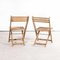 Beech Folding Chairs, 1960s, Set of 2 6