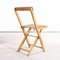 Beech Folding Chairs, 1960s, Set of 4, Image 9