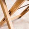 Beech Folding Chairs, 1960s, Set of 4, Image 8