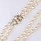 Cultured Pearl Yellow Gold Double Row Necklace, 1960s 14