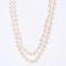 Cultured Pearl Yellow Gold Double Row Necklace, 1960s 6